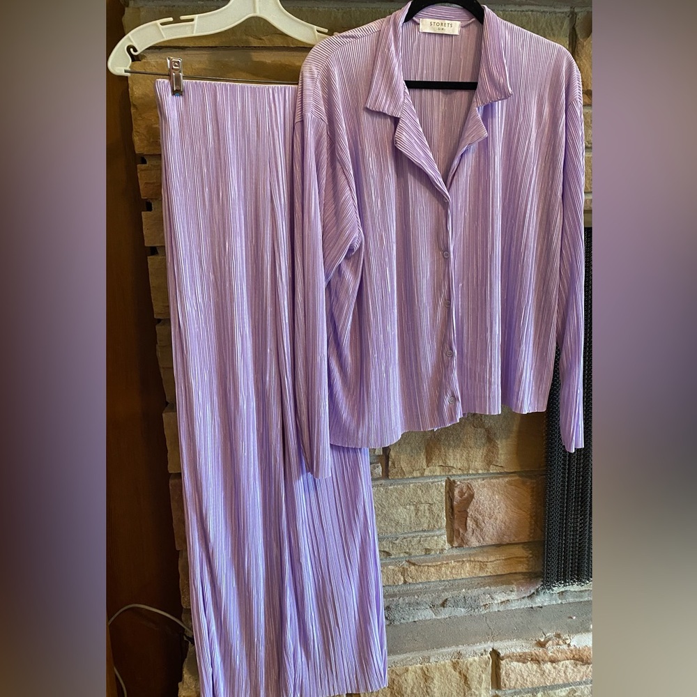 Storet's Maria Plisse Shirt + Pants